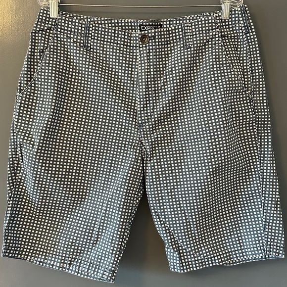 Express Checkered Shorts size 34 - Picture 1 of 3